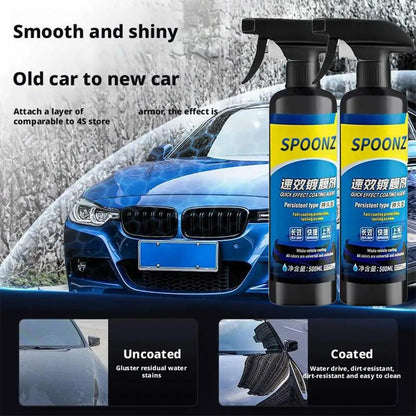 500ML Car Coating Spray Nano Ceramic Quick Effect Coating Agent Spray Quick Coat Wax Polish Spray Protection Car Care KIT 1/3set