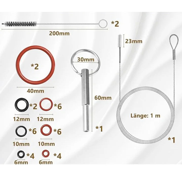 O-Ring W/Oval Head Key Tool For J-ura Capresso/Impressa Machines Brew Group & Drainage Valve O-Ring Fits Most Jura C, E, ENA