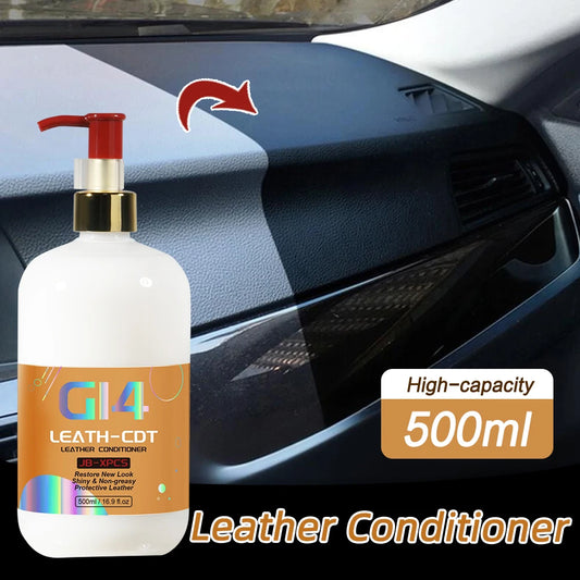 G14 Car Leather Conditioner Agent Restore New Look Protective Leather Clean Refresh Restoration Agent Black Shine Seal Brighten