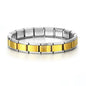 New Women's Men's Jewelry DIY 9MM Width Italian Elastic Charm Bracelet Solid Color Stainless Steel Fashion Bangle