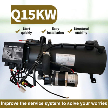 SIHAO 10KW Heavy Duty Diesel Water Preheater 12V 24V Universal Vehicle Fuel Heater Car Engine Cabin Heating Equipment