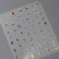 1pcs 5D Star Moon Nail Stickers Kawaii Pink Retro Bronzing Nail Art Sticker Decorations Decals DIY Adhesive Slider Accessories