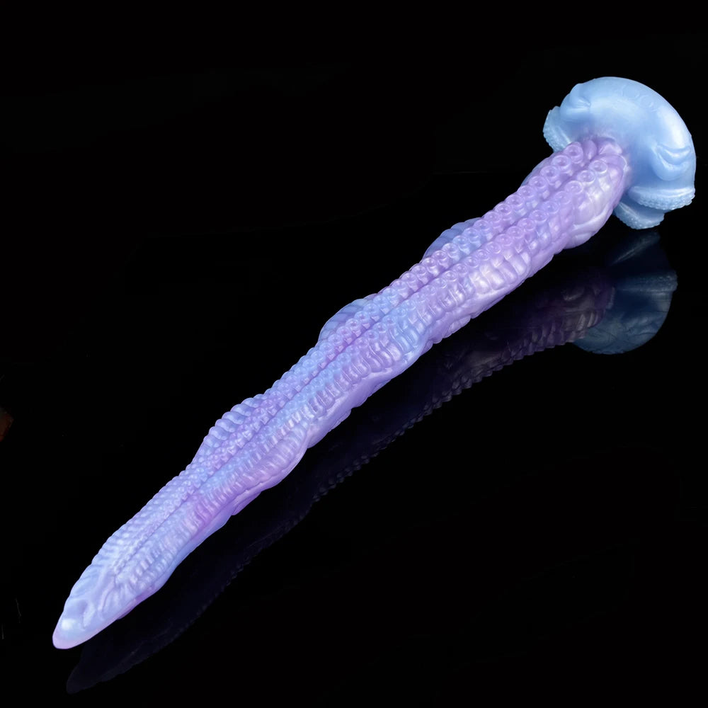 FAAK 65cm Long Butt Plug With Suction Cup S M L XL XXL Fantasy Octopus Leg Dildo Anal Beads 5 Sizes Sex Toys For Women Man