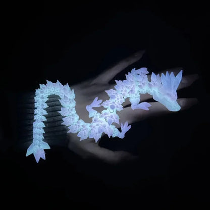 Divine Dragon Statue  Printed Night Light Dragon Sculpture Aquarium Decoration Theme Adult Bedroom Desktop Ornament Car Ornament