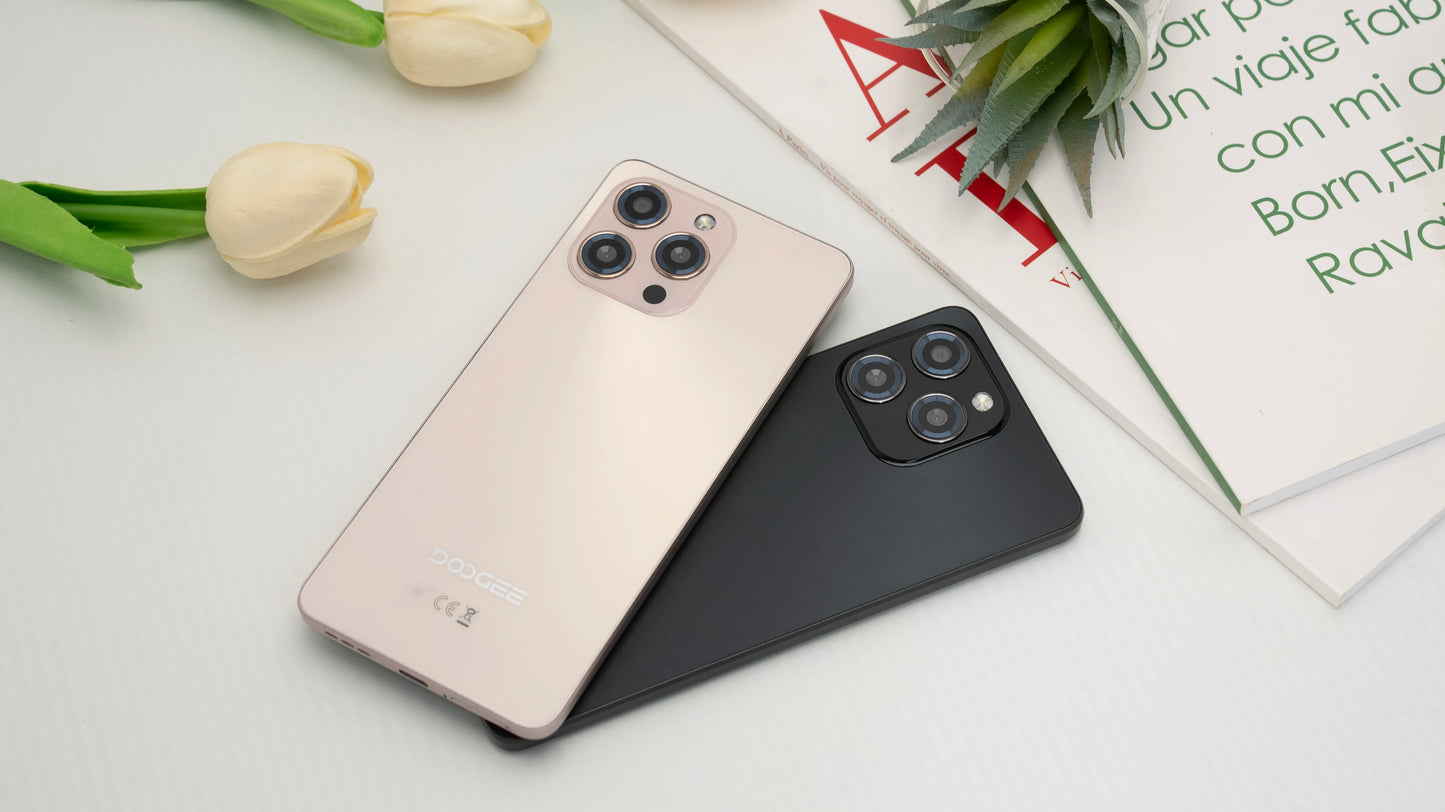 Global Version DOOGEE Note58 Pro Smartphone 6.75" HD+ Display 32GB(8+24) 256GB 6250mAh Battery NFC Android 15 Mobile Phone