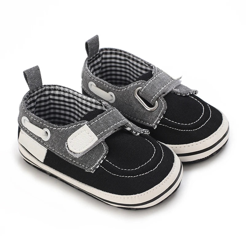 HAIZHIW 0-18M Baptism Newborn Baby Prewalker Girls Boys Casual Shoes Leather Non-Slip Soft-Sole Infant Toddler First Walkers