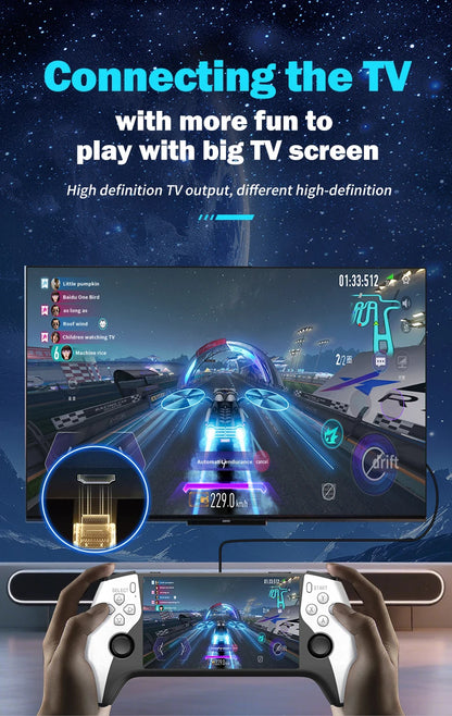 Pocket Game Console 5.0 Large Screen High Definition Retro Style Miniature Dual Joysticks Two-player Fighting Arcade-style