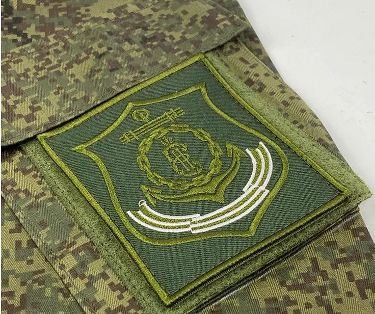Beautifully Embroidered Russian Camouflage Combat Uniform Armband Rank Identification Badge
