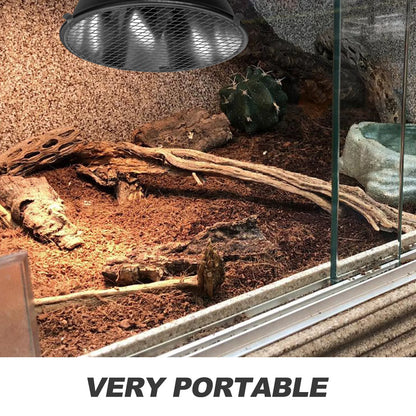 3Pcs Reptile Heat Lamp Guard Mesh Cover Metal Cage Protector Anti-Scald Iron Mesh Shield for Tank Enclosure Safety
