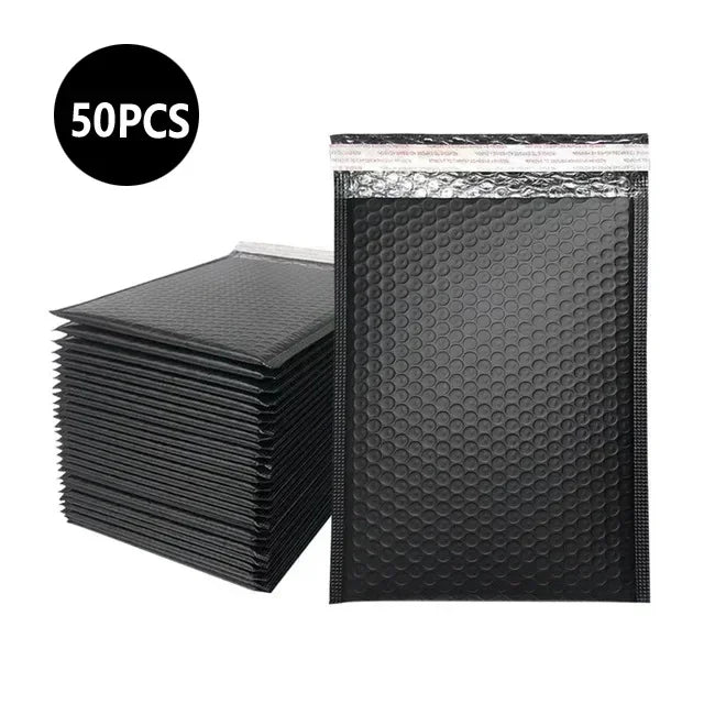 50Pcs Delivery Package Packaging Pink Small Business Supplies Envelopes Shipping Packages Bubble Envelope Packing Bag Mailer