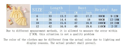 (0-3 Years Old) Girl Infant Set Summer Colorful Dot Flying Sleeve Top Short Sleeve Set For Kids Girl Girl Cute Bow Beach Two Pie