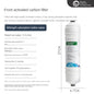 10inch Water Filter Replacement,PP Cotton,T33 Actived Carbon Water Filter Removal The Cholorine,Water Filter System