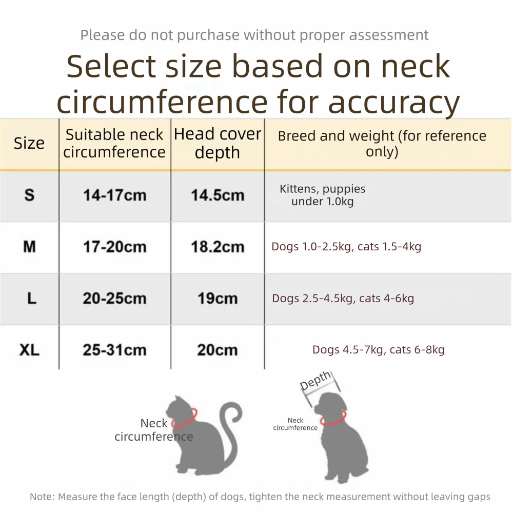 Protective Biting Prevention Cat Muzzle Breathable Transparent Cat Helmet Adjustable Pet Hood Pet Supplies