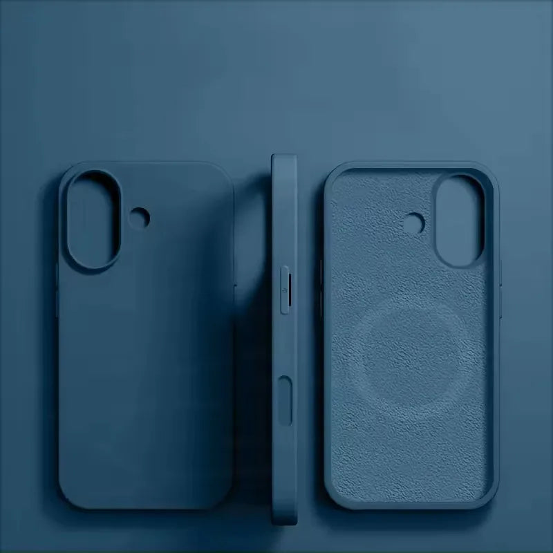 NEW For Magsafe Liquid Silicone Phone Case For iPhone 16 15 13 14 11 12 Pro Max 16 15 Plus Magnetic Wireless Charging Soft Cover