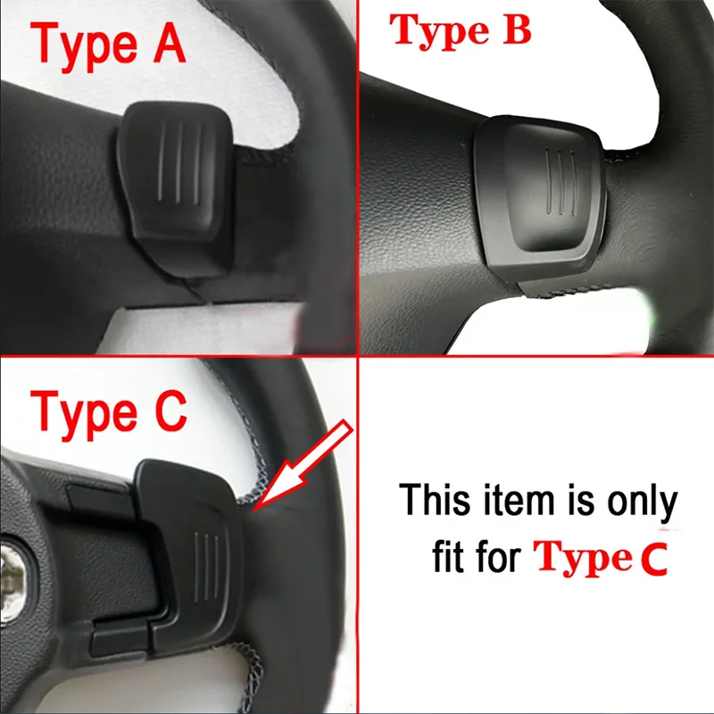 For VW Golf 7 7.5 GTI MK7 GTE GTD RLINE Volkswage Polo Scirocco Jetta GLI Car Steering Wheel Paddle Shift Extend Shifter Sticker