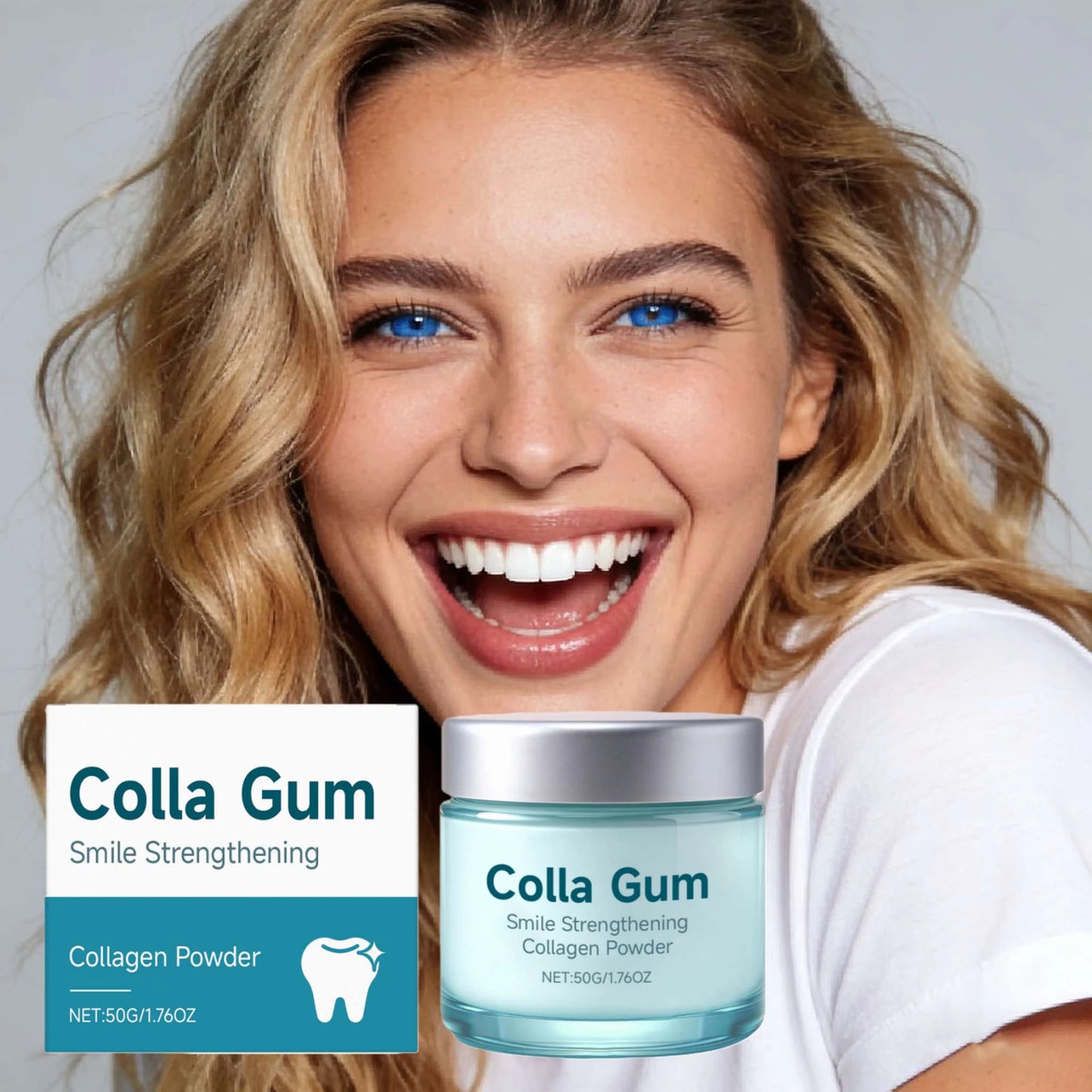 Collagen Tooth Powder Brighten Teeth Soothe Gum Removing Dental Plaque Fresh Breath Relieve Dental Caries Oral Care Teeth Powder
