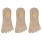 3 Pairs/lot Men's Socks Breathable Sweat Novelty Toe Socks Fashion Casual Breathable Finger Boat Sock High Quality Sox for Male