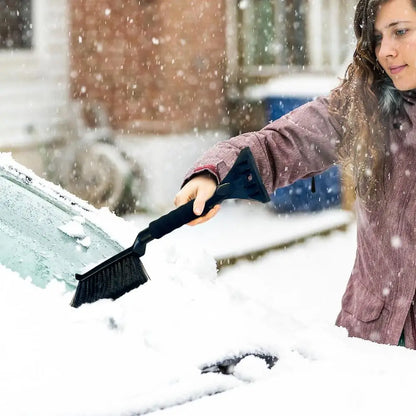 2 in 1 Car Snow Brush and Ice Scraper Car Scraper Snow Brush Ergonomic Foam Grip Window Ice Scraper Snow Cleaner For Car SUV