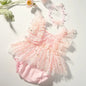 Baby Girl Outfit  Newborn Photography Princess Tutu Butterfly Glitter Star Lace Romper with Pearl Headband Infant Photo Props