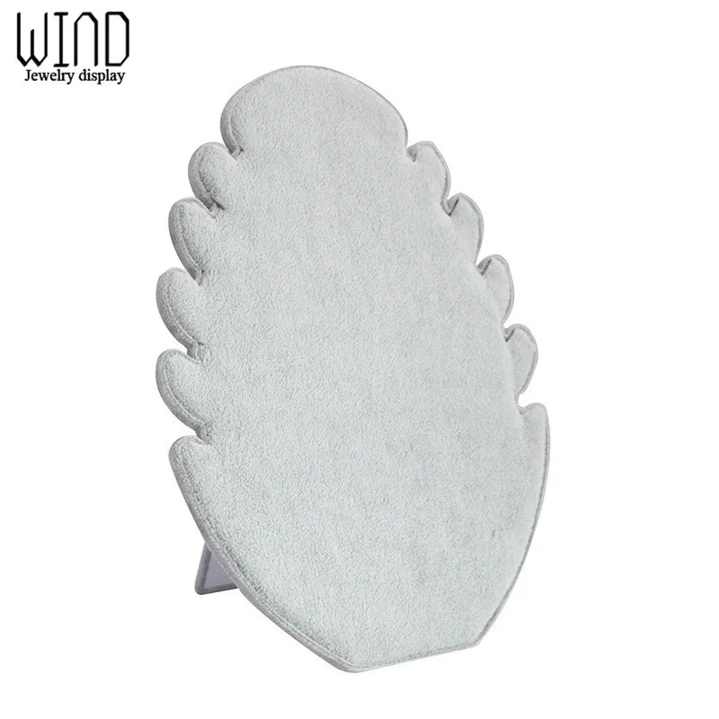 High-grade Velvet Necklace Display Stand Jewelry Showing Board Pendant Organizer for Jewellry Store Display Stand