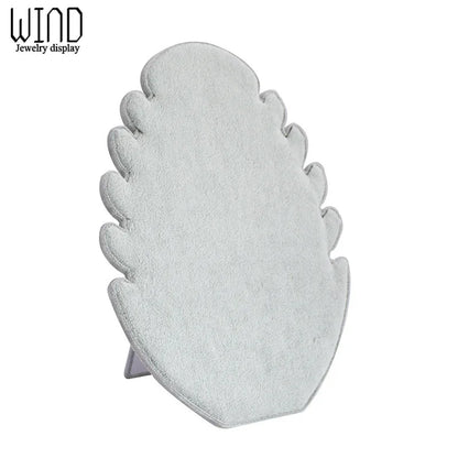 High-grade Velvet Necklace Display Stand Jewelry Showing Board Pendant Organizer for Jewellry Store Display Stand
