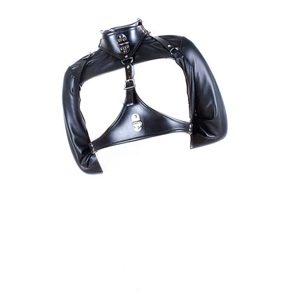 BDSM PU Leather Straitjacket Bondage Body Harness Adult Game Straight Jacket Halloween Clubwear Costume Armbinder Sex Toys Women