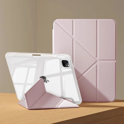 For iPad Air 5th 6th 12th 11th iPad Pro 11 12.9 13 Air 11 M4 10th Gen 10.9 10.2 9th 8th 9.7 Mini 7 6 Smart Case with Pen Holder