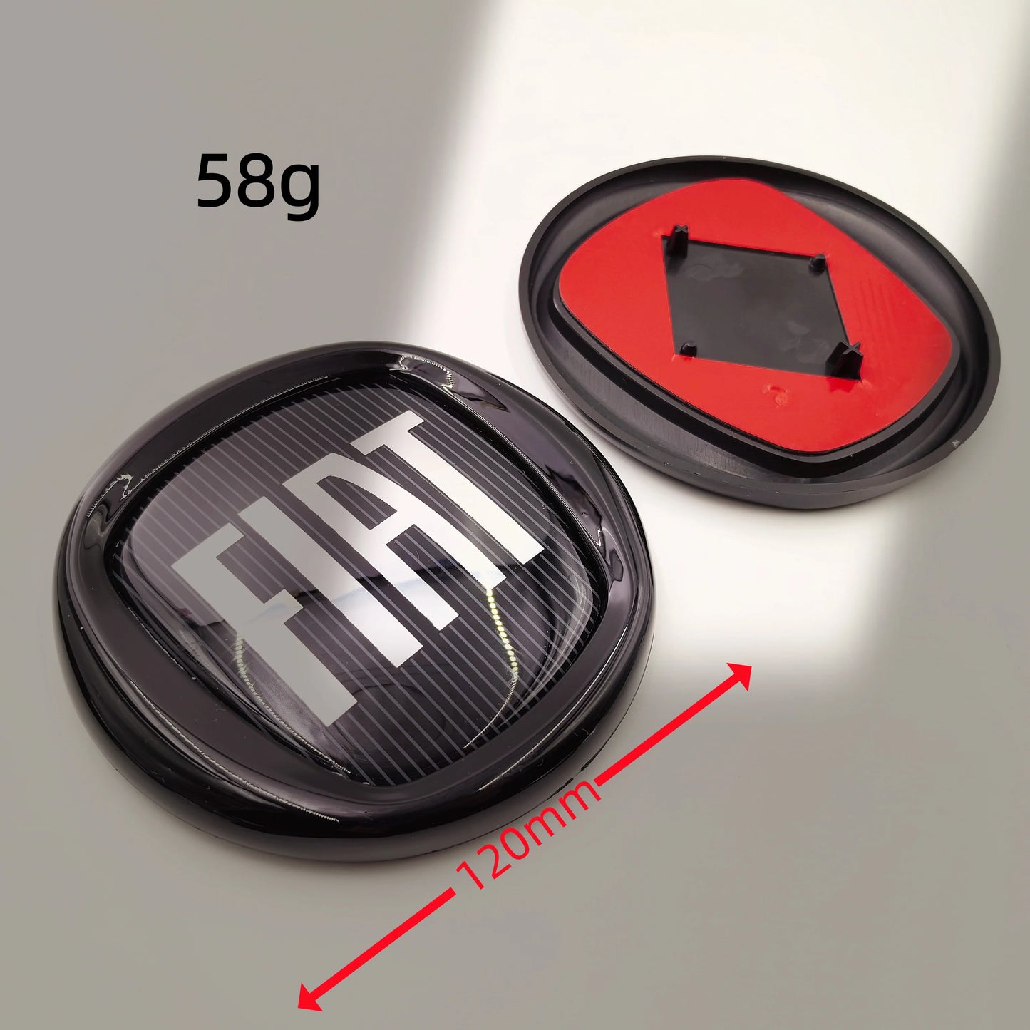 8.5/9.5/10/12cm 85/95/100/120mm car Emblem for FIAT Car Hood Front Rear Badge 2/3/4-Pin Emblem