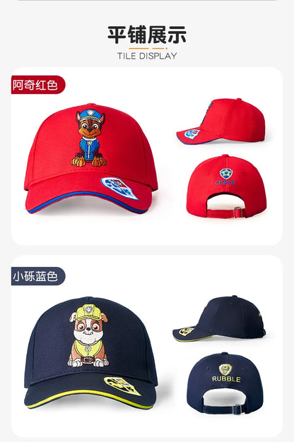 Genuine Paw Patrol Baseball Cap Cartoon Character Outdoor Sports Hat Cute Comfortable Sunscreen Mesh Caps Children's Party Gift