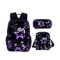 Cartoon Popular Shadow Milk Plush 3D Print 3pcs/Set pupil School Bags Laptop Daypack Backpack Inclined shoulder bag Pencil Case