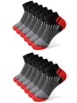 12Pairs High Qualit Athletic Socks Men's Ankle Socks Running Cyclling Waist Honeycomb Design And Firm Sports Leisure Socks Gifts