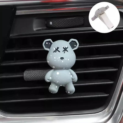 Bear Car Air Freshener Outlet Vent Perfume Clips Fragrance Conditioning Aromatherapy Perfume Clip Car Interior Decoration