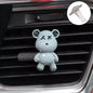 Bear Car Air Freshener Outlet Vent Perfume Clips Fragrance Conditioning Aromatherapy Perfume Clip Car Interior Decoration
