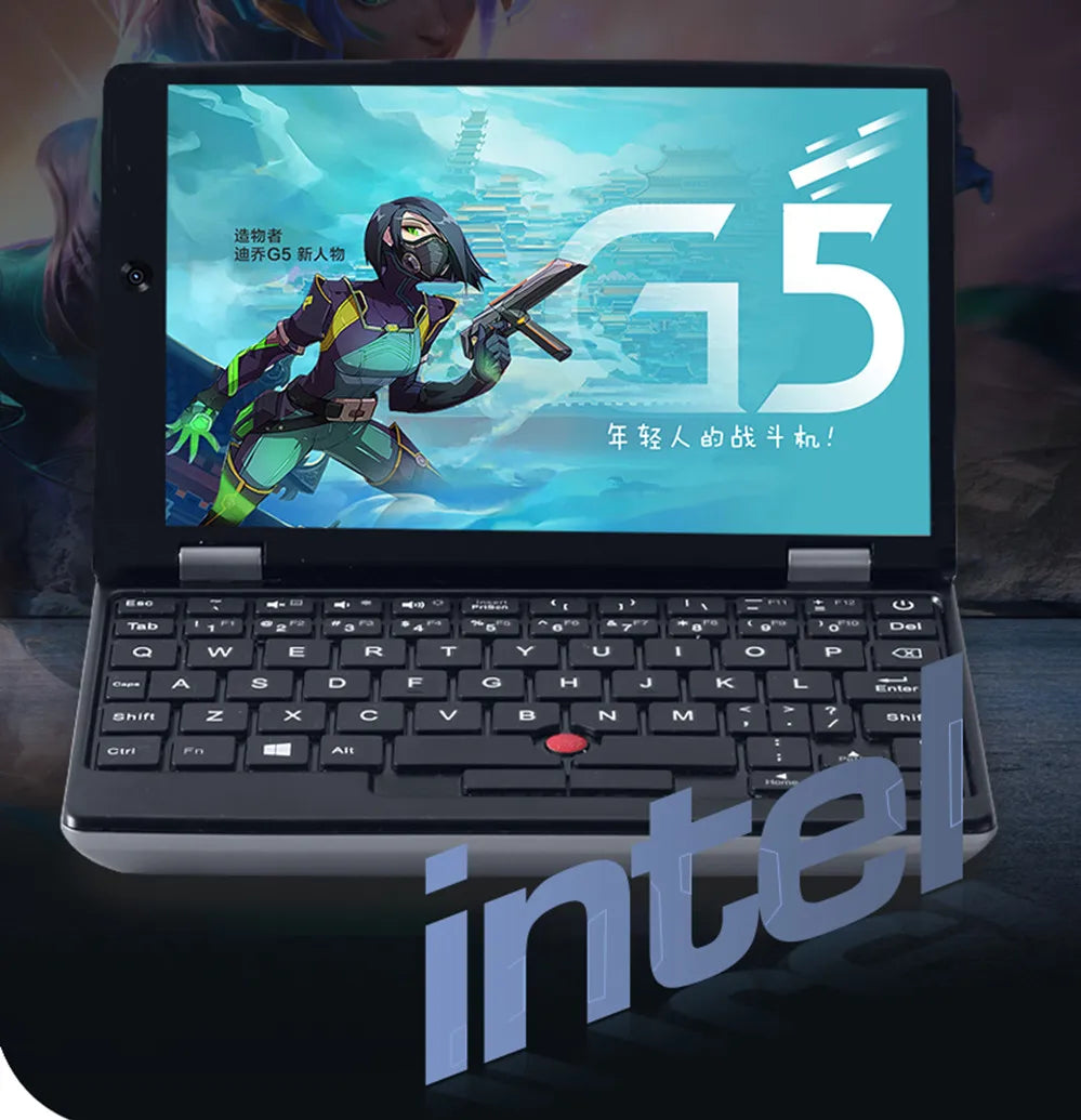 7 inch Pocket Laptop N95 Notebook Touch Screen Portable Netbook Win 11 Pro 8GB 16GB+1TB Mini PC Micro Computer Bluetooth 4.2