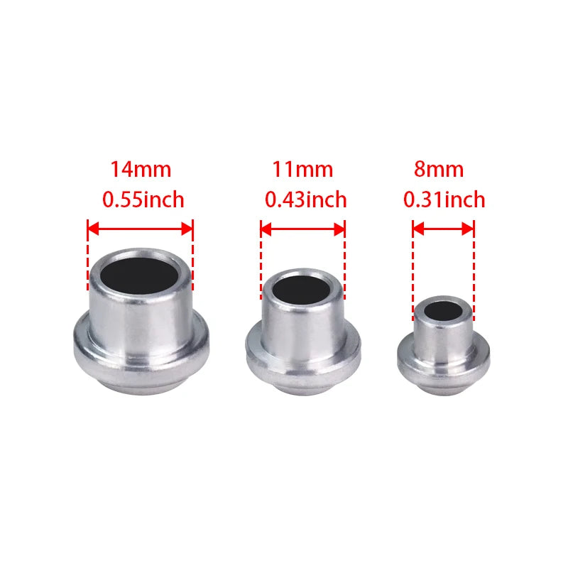 AC #6 #8 #10 O-Ring to Flare Fitting Conversion Adapter Set Compressor Drier Condenser Converting Fitting