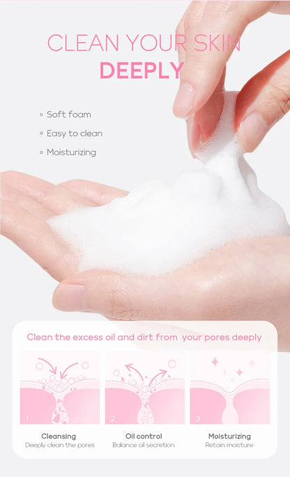 40pcs Face Skin Care Set Cherry Blossom Essence Moisturizing Cream & Collagen Eye Cream & Face Toner & Cleanser Portable Kit