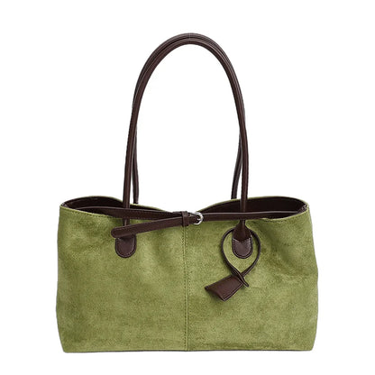 LEFTSIDE Women's PU Leather Shoulder Bag 2025 Winter New Fashion Retro Underarm Bag Luxury Brand Designer Handbags Tote Bags