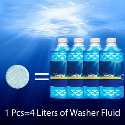 ISGTDRM Solid Cleaner Car Windscreen Cleaner Effervescent Tablet Auto Wiper Glass Solid Cleaning Concentrated Tablets Detergent