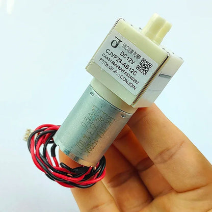 CONJOIN CJVP28-AB12C Mini DC 12V Vacuum Pump Micro 370 Motor Air Suction Pump Negative Pressure Pump DIY Robot Sweeper Cleaner
