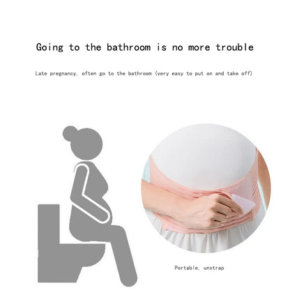 Belly Support Belt for Pregnant Women, Professional Pregnancy Belt for Mid to Late Pregnancy