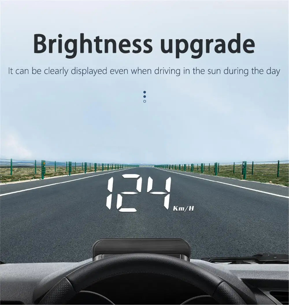 M3 OBD2 HUD / M1 GPS Head Up Display Auto Projection GPS Speedometer Digital Car Accessories Glass Projector Display HUD Alarm