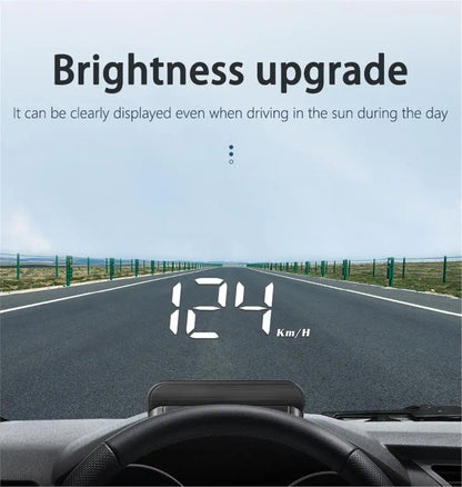 M3 OBD2 HUD / M1 GPS Head Up Display Auto Projection GPS Speedometer Digital Car Accessories Glass Projector Display HUD Alarm
