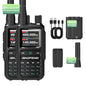Baofeng UV-5R Mini 5W Walkie Talkie (2 Pack) | Bluetooth APP, NOAA Weather, 999 Ch | USB-C Charging for Outdoor/Hunting