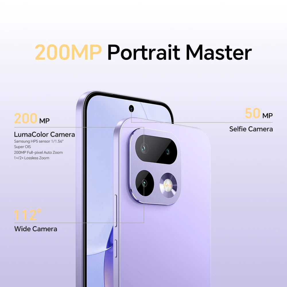 Realme 16 Pro 5g Smartphone Euro Edition Mediatek Dimensity 7300 Max 200Mp Camera 6500Mah Battery 6.78Inch Amoled 144Hz Display