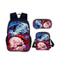 Cartoon Popular Shadow Milk Plush 3D Print 3pcs/Set pupil School Bags Laptop Daypack Backpack Inclined shoulder bag Pencil Case
