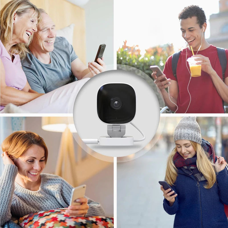 New WiFi Window Camera IP65 Full Color Night Vision Indoor Security Camera Replaces Outdoor Cam Through Window Surveillance