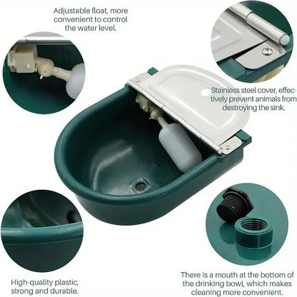 Automatic Farm Animal Water Bowl Durable Water Feeder Cow Drinking Tool for Sheep Goats Feeding Water Bowl Livestock Supplies