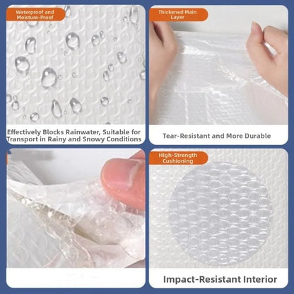 High Quality Foam Packaging Bubble Film Shockproof Packaging Bubble Film Double Layer Bubble Cushioning Wrap Shipping Supplies