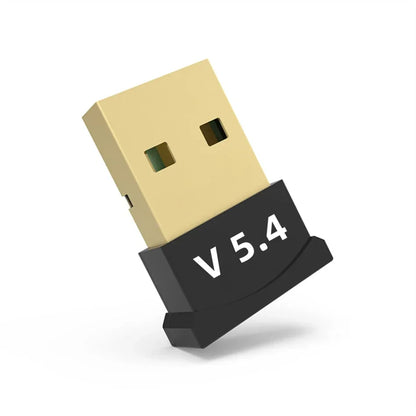 USB Bluetooth 5.4 Adapter Audio Dongle Adapter Mini USB Wireless Receiver/Transmitter For PC/Laptop Driver Free For Win10/11