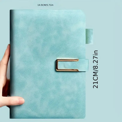 Personalized Vintage A5 Leather Notebook Soft Cover Ideal for Business Meetings College Life Journal Writing